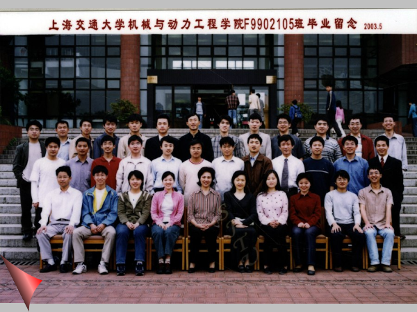 2003年机械与动力工程学院F9902105班毕业照