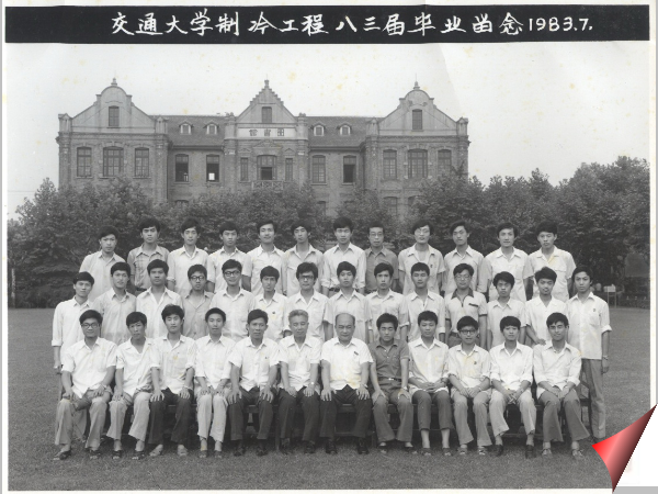 1983年动力机械工程系20291班毕业照